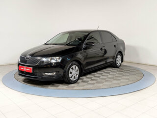 2017 Skoda Rapid I Рестайлинг, чёрный, 799000 рублей, вид 4