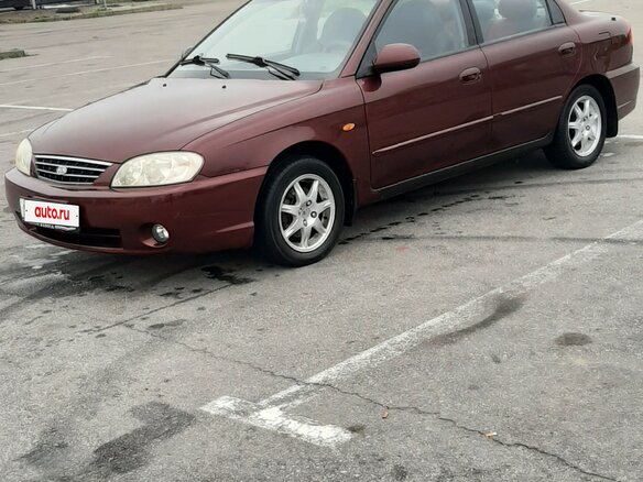 2007 Kia Spectra I Рестайлинг 2, красный, 250000 рублей - вид 4