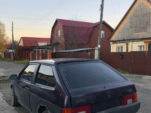 1997 Lada (ВАЗ) 2108, фиолетовый, 35000 рублей - вид 2