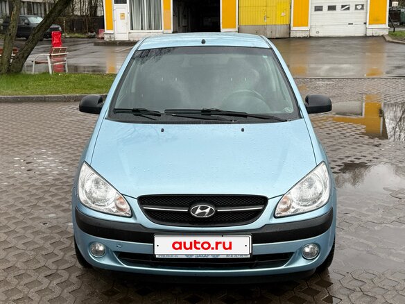2008 Hyundai Getz I Рестайлинг, голубой, 560000 рублей - вид 1
