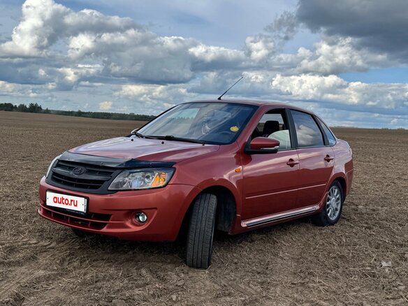 2014 Lada (ВАЗ) Granta I, оранжевый