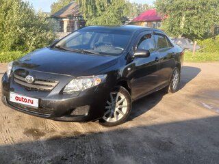 2008 Toyota Corolla X (E140, E150), чёрный, 560000 рублей, вид 1