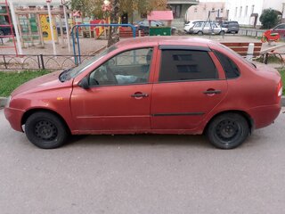 2007 Lada (ВАЗ) Kalina I, красный, 125000 рублей, вид 5