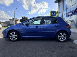 2006 Peugeot 307 I Рестайлинг, синий, 535000 рублей, вид 4
