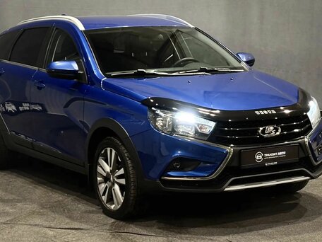 2021 Lada (ВАЗ) Vesta SW Cross I, синий, 1295000 рублей, вид 3