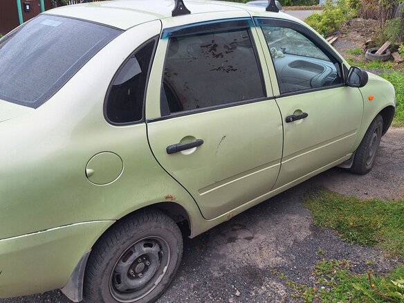 2006 Lada (ВАЗ) Kalina I, зелёный, 150000 рублей - вид 1