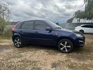 2016 Lada (ВАЗ) Kalina II, синий, 465000 рублей, вид 4