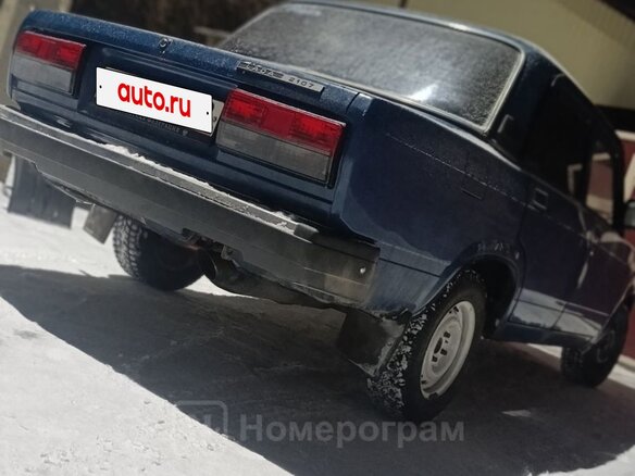 2008 Lada (ВАЗ) 2107, синий, 160000 рублей - вид 2