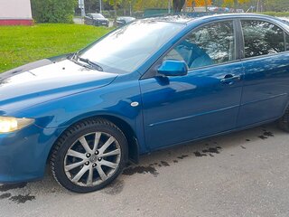 2006 Mazda 6 I (GG) Рестайлинг, синий, 520000 рублей, вид 5