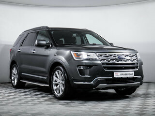 2018 Ford Explorer V Рестайлинг 2, серый, 2950000 рублей, вид 3