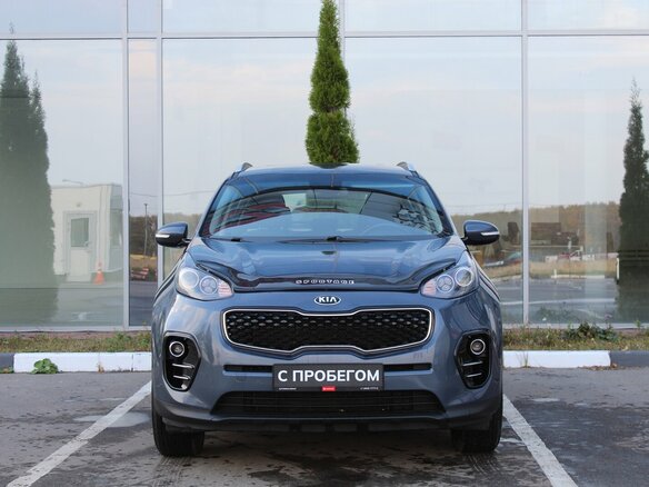 2017 Kia Sportage IV, синий, 1930000 рублей - вид 1
