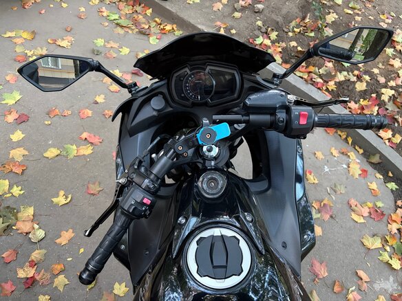 2017 Kawasaki ER-6F (Ninja 650R), чёрный, 580000 рублей - вид 14