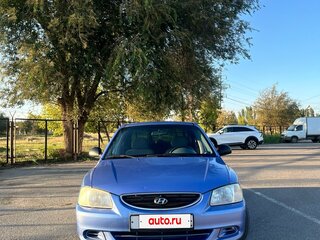 2006 Hyundai Accent ТагАЗ II, фиолетовый, 395000 рублей, вид 2