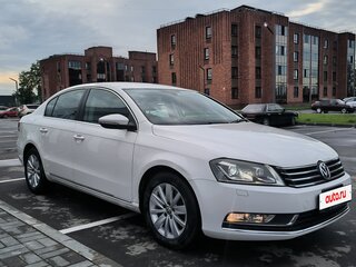 2013 Volkswagen Passat B7, белый, 1170000 рублей, вид 1