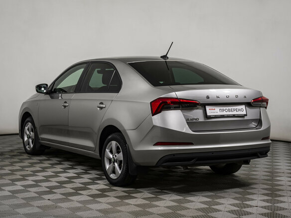 2021 Skoda Rapid II, серебристый - вид 6