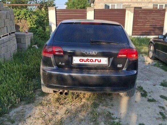 2004 Audi A3 II (8P) Рестайлинг 1, чёрный - вид 1