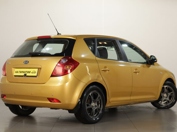 2009 Kia Ceed I, жёлтый, 529000 рублей - вид 5