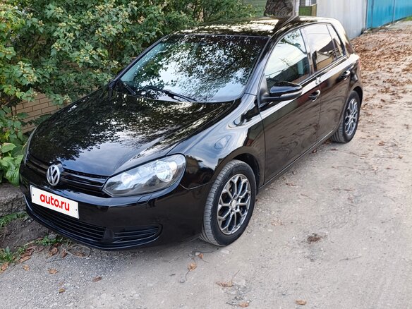 2010 Volkswagen Golf VI, чёрный, 790000 рублей