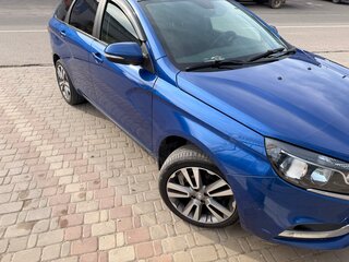 2021 Lada (ВАЗ) Vesta SW I, синий, 1100000 рублей, вид 2