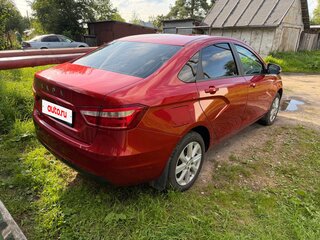 2019 Lada (ВАЗ) Vesta I, красный, 1100000 рублей, вид 5