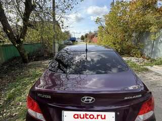 2013 Hyundai Solaris I, фиолетовый, 780000 рублей, вид 2