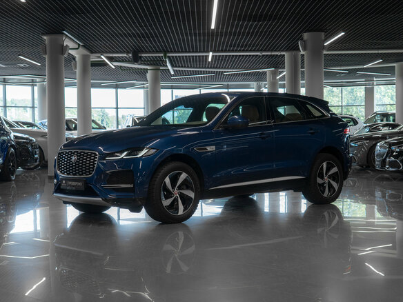 2021 Jaguar F-Pace I Рестайлинг, синий