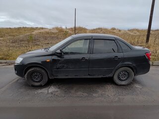 2015 Lada (ВАЗ) Granta I, чёрный, 120000 рублей, вид 4