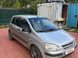 2003 Hyundai Getz I, серебристый, 330000 рублей, вид 2