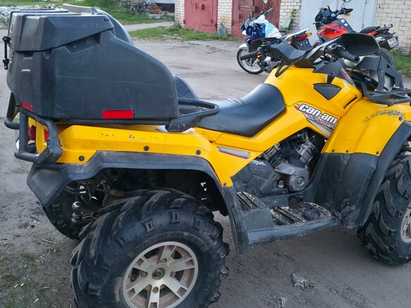 2007 BRP Can-Am Outlander 800, жёлтый, 620000 рублей - вид 5