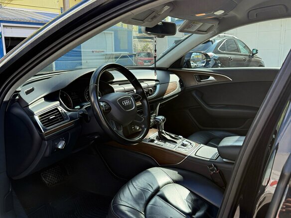2014 Audi A6 IV (C7), чёрный - вид 7