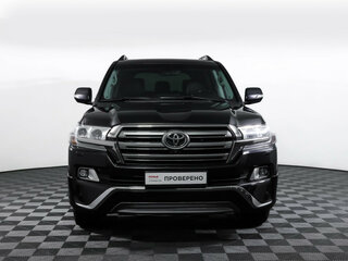 2019 Toyota Land Cruiser 200 Series Рестайлинг 2, чёрный, 6156000 рублей, вид 2