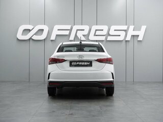 2021 Hyundai Solaris II Рестайлинг, белый, 1478000 рублей, вид 4