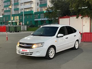 2014 Lada (ВАЗ) Granta I, белый, 375000 рублей, вид 1