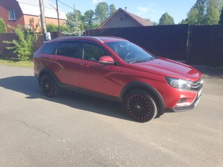 2019 Lada (ВАЗ) Vesta SW Cross I, красный, 1300000 рублей, вид 2