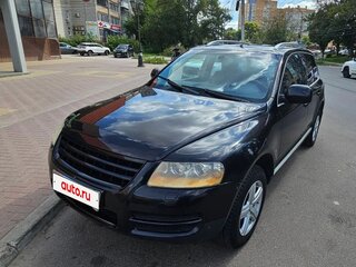 2005 Volkswagen Touareg I, чёрный, 650000 рублей, вид 1