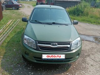 2013 Lada (ВАЗ) Granta I, зелёный, 395000 рублей, вид 2