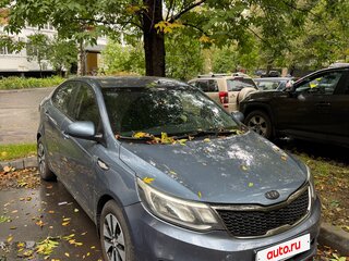 2015 Kia Rio III Рестайлинг, голубой, 899000 рублей, вид 2