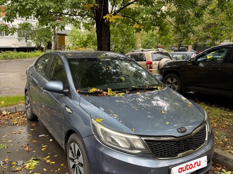 2015 Kia Rio III Рестайлинг, голубой, 899000 рублей, вид 2