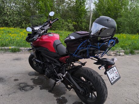 2015 Yamaha MT-09 Tracer (FJ-09), красный, 770000 рублей, вид 4