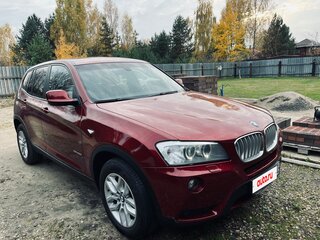 2013 BMW X3 28i xDrive II (F25), красный, 1800000 рублей, вид 1
