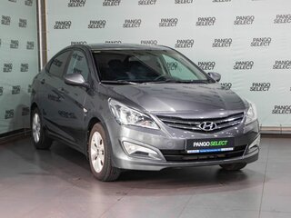 2015 Hyundai Solaris I Рестайлинг, серый, 886000 рублей, вид 3