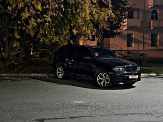 2002 BMW X5 4.6is I (E53), чёрный, 1300000 рублей, вид 4
