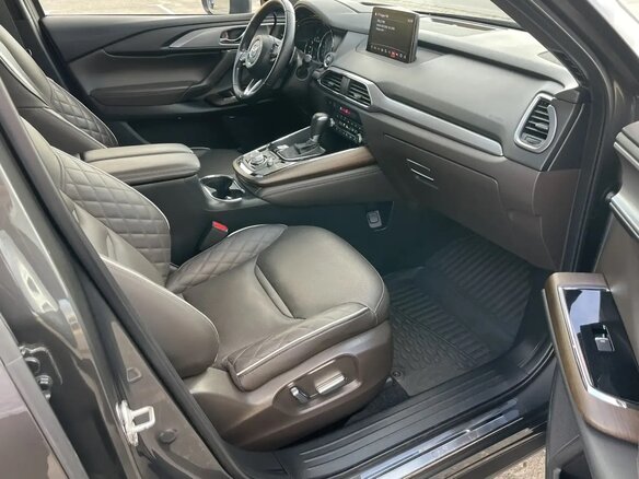 2022 Mazda CX-9 II Рестайлинг, серый, 4500000 рублей - вид 9