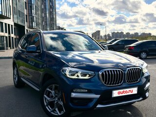 2021 BMW X3 30i xDrive III (G01), синий, 4490000 рублей, вид 2