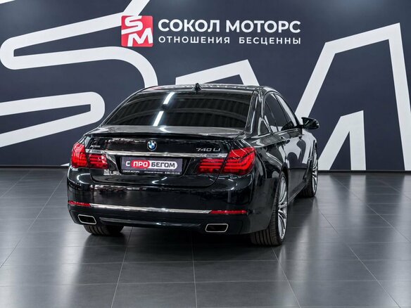 2014 BMW 7 серии Long 740Li xDrive V (F01/F02/F04) Рестайлинг, серый, 2999900 рублей - вид 5