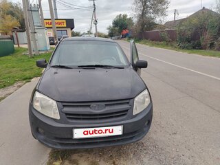2012 Lada (ВАЗ) Granta I, чёрный, 200000 рублей, вид 1