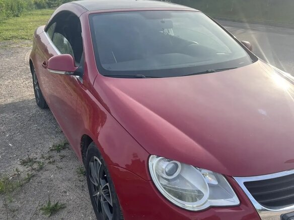 2008 Volkswagen Eos I, красный, 1280000 рублей - вид 13