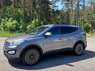 2014 Hyundai Santa Fe III, серый, 1700000 рублей, вид 3