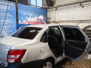 2014 Lada (ВАЗ) Granta I, серебристый, 280000 рублей, вид 3