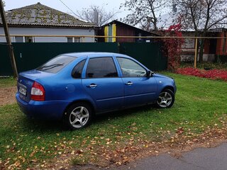 2006 Lada (ВАЗ) Kalina I, синий, 175000 рублей, вид 2